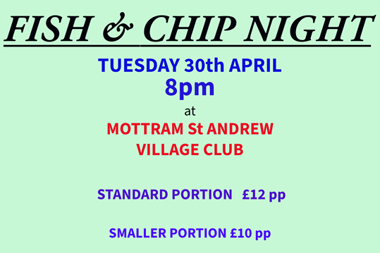 Fish and Chip Night
