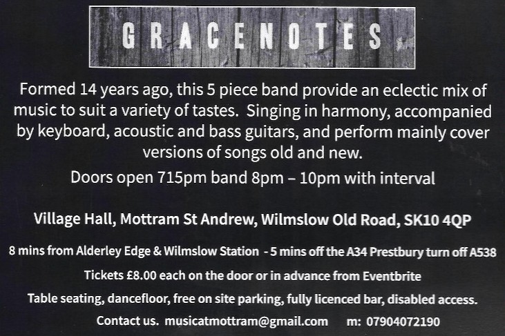 Gracenotes - live music